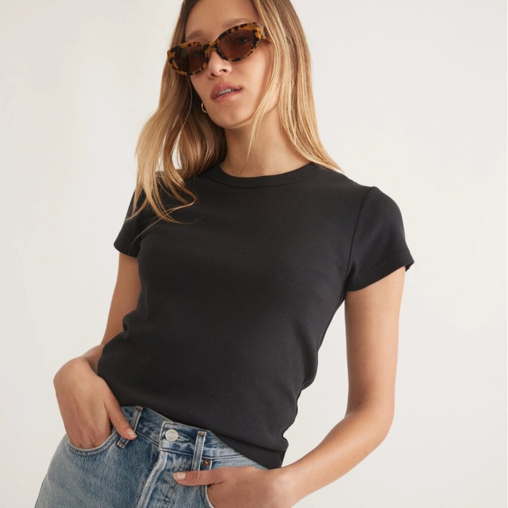 Lexi Rib Sun-In Crew Tee - Picture 5 of 6